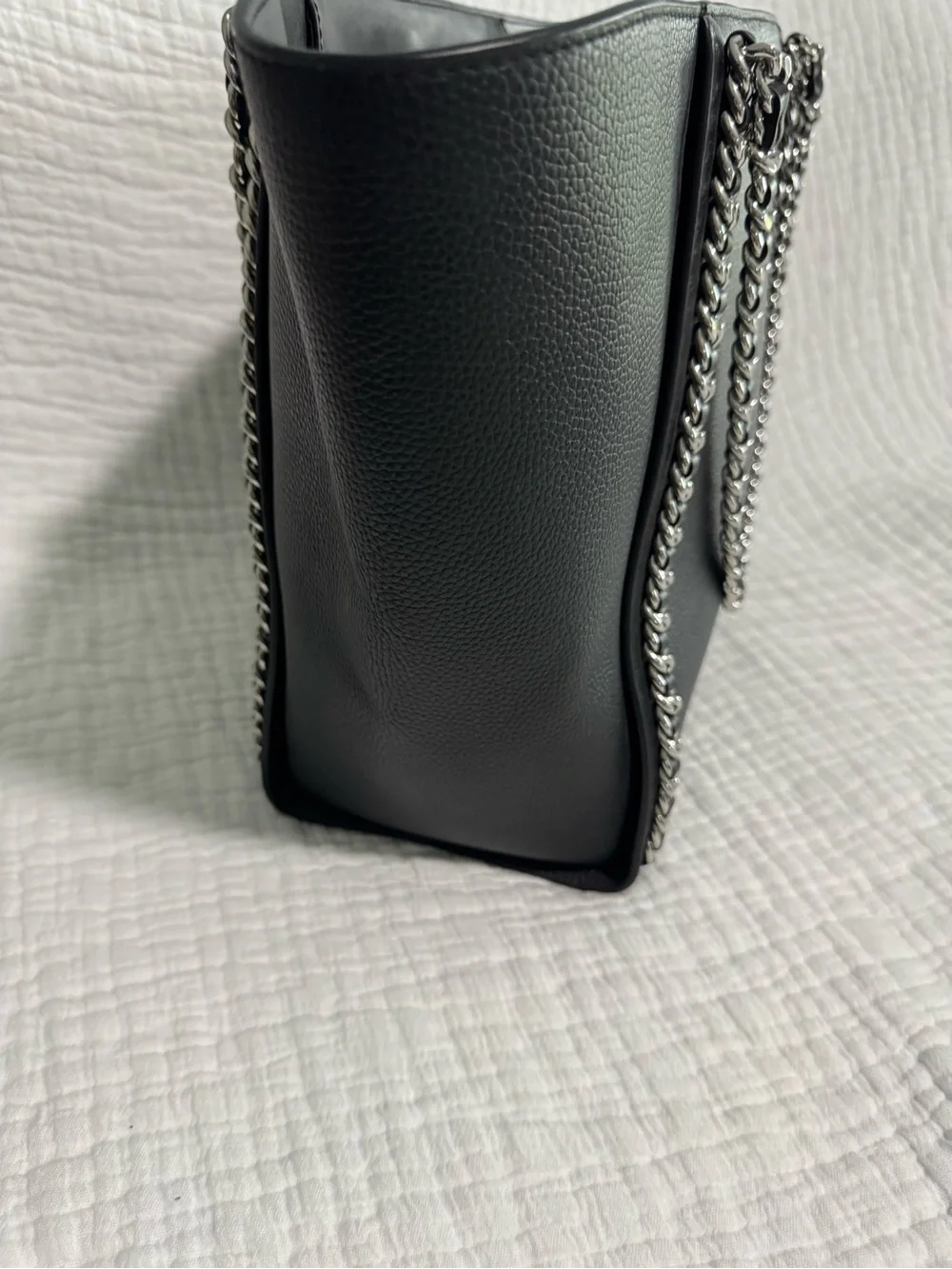 Black Chain-Accent Westley Tote Bag by Michael Kors - Picture 6 of 6